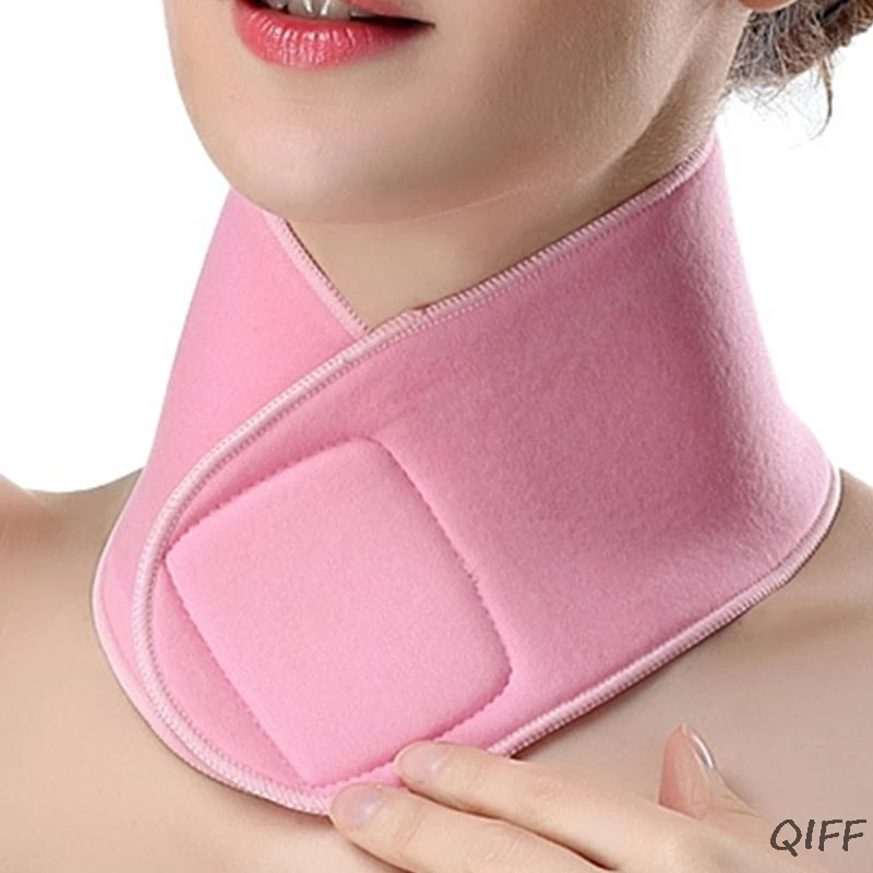 Гель для шеи Маска Увлажняющий шарф-шаль против старения морщин Лечение Уход за кожей красота поставки Q0KD - Цвет: PK
