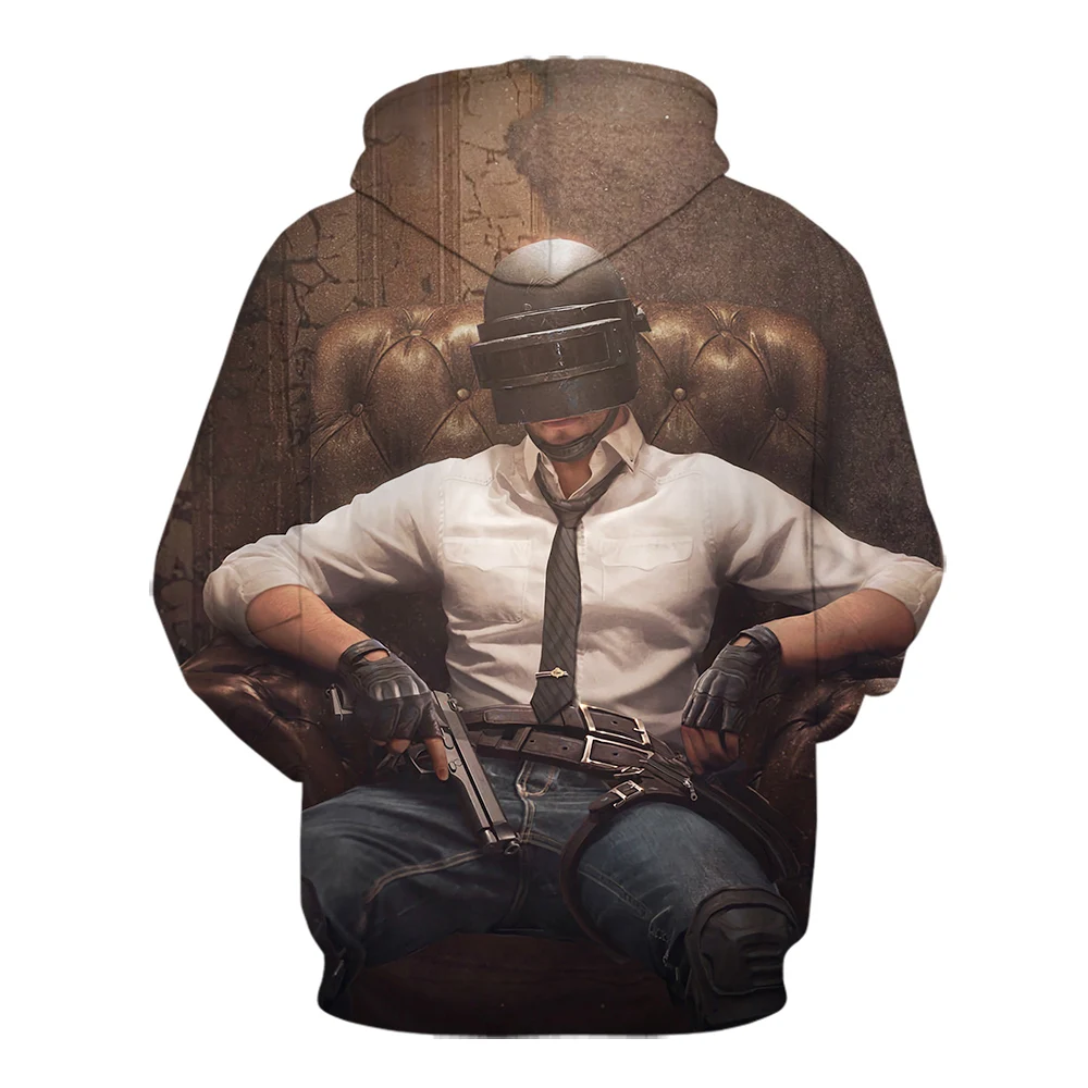 High quality 3D Pubg hoodie Men/Women's Popular Game Fashion Personality 3D Printing Pubg Men's hoodies winter jacket men