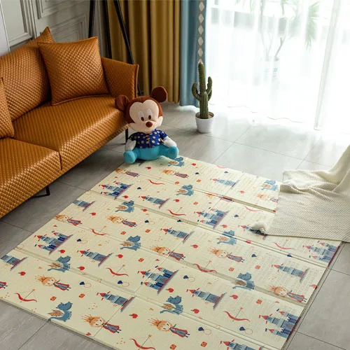 little prince XPE развивающий коврик из пенопласта, детские игровые коврики, мягкая головоломка, коврик для ползания, игровой ковер, складной коврик для детей, Детский игровой коврик, напольный коврик - Цвет: little prince
