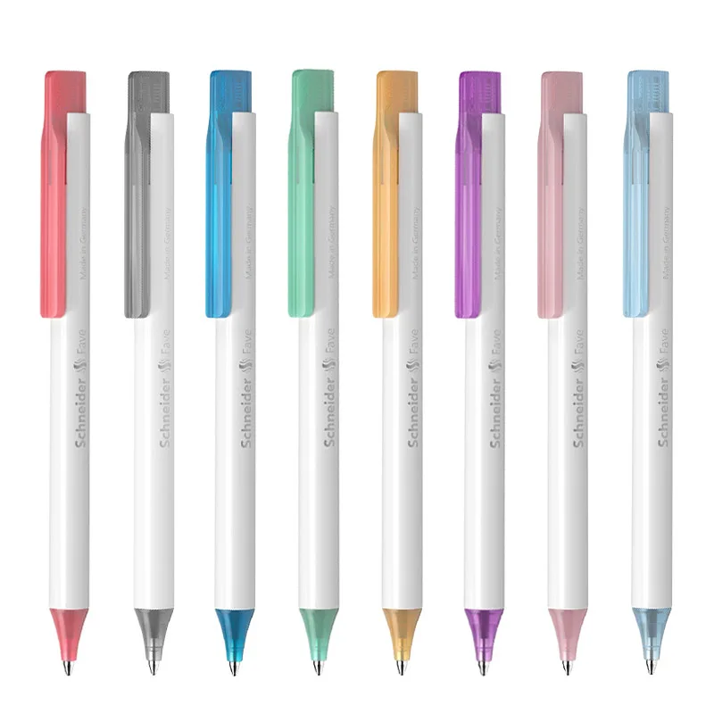 1pc Schneider FAVE Gel Pen 0.5mm Macaron color Quick-drying Replaceable core G2 Refill Writing smooth School office Supplies