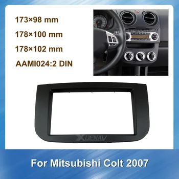 

Car Radio Fascia for Mitsubishi Colt 2007 Autoradio DVD Player Stereo Frame Panel for Mitsubishi Dash Mount Kit Adapter Trim