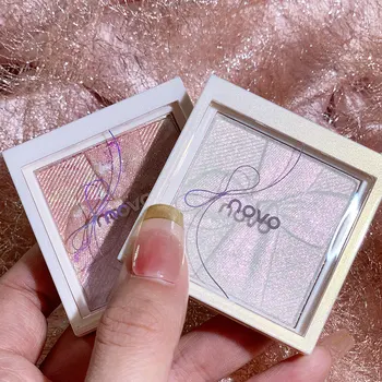 

4 Colors Highlighter Mashed Potato Texture Bowknot Glitter Waterproof And Durable Natural Brightening Complexion Phosphor TSLM1