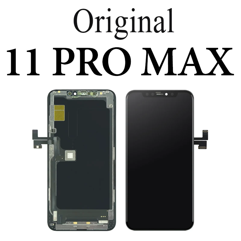 ЖК-дисплей для iphone 11, дигитайзер с сенсорным экраном в сборе для iphone 11 Pro Max для iphone X, ЖК-экран - Цвет: For 11 Pro Max Ori