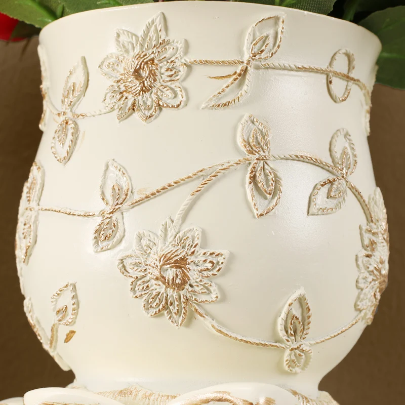 luxury vases hang on the wall for the home Flower fairies decoration hall bedroom background wall decoration handmade resin