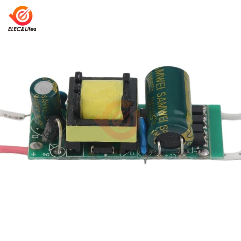 AC 85-265V Светодиодный драйвер 3 Вт, 20 Вт, 30 Вт, 100mA 600mA 900mA 12V 15V 24V постоянный ток трансформаторы Питание для Светодиодный ламп