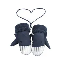 Детские перчатки; зимние теплые вакуумные хлопковые удобные бархатные водонепроницаемые Нескользящие Детские Варежки