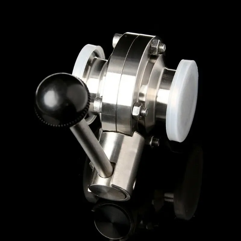 

Equipment Butterfly Valve 1pc Stainless Steel 304 1.5\" Sanitary 1-1/2\