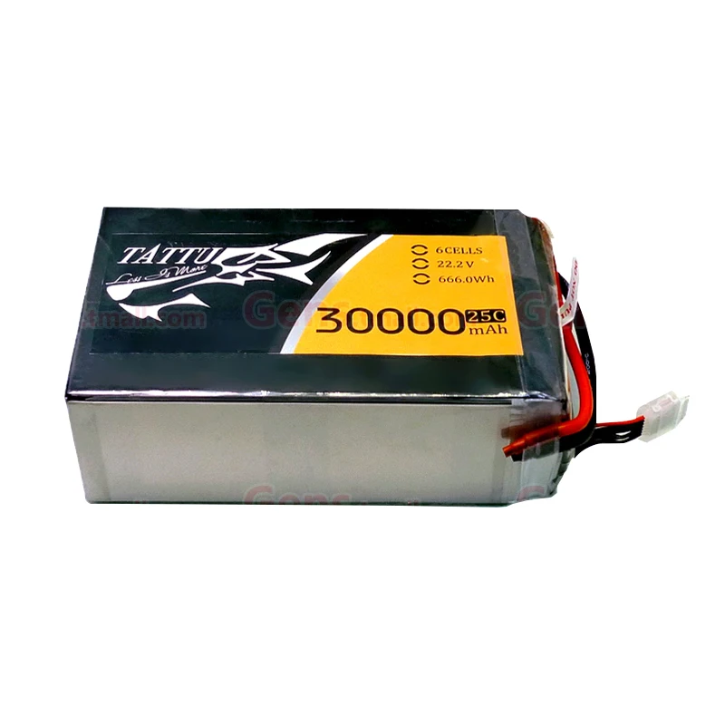 Tattu Plus 6S 22,2 V LiPo умный аккумулятор 4S 10000mah 12000mah 16000mah 22000mAh Plus 25C с разъемом AS150 XT150 для беспилотного летательного аппарата - Цвет: classic  30000mah