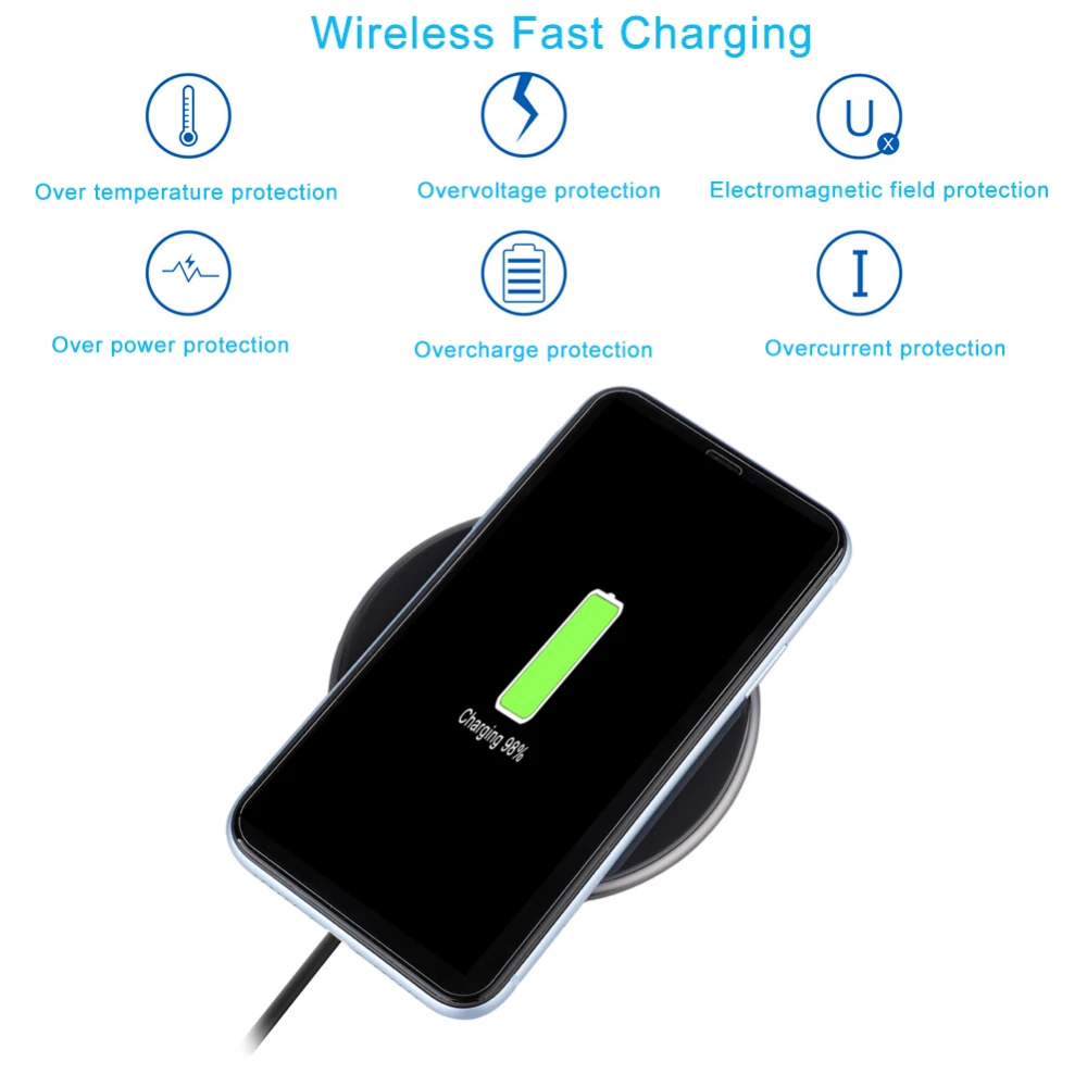 Мобильный телефон 15 Вт быстрая Беспроводная зарядка для QI Беспроводная USB быстрая зарядка быстрое зарядное устройство для Iphone samsung S9 Xiaomi huawei