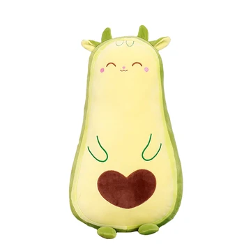 

Dropshipping New arrival plush avocado soft toy plushy avocado peluche mascot stuffed doll pillow for children