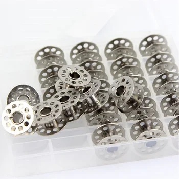 

50Pcs Sewing Machine Bobbins for Singer Models Metal Bobbins Spools Hand Craft Tools Household Sewing Accessories