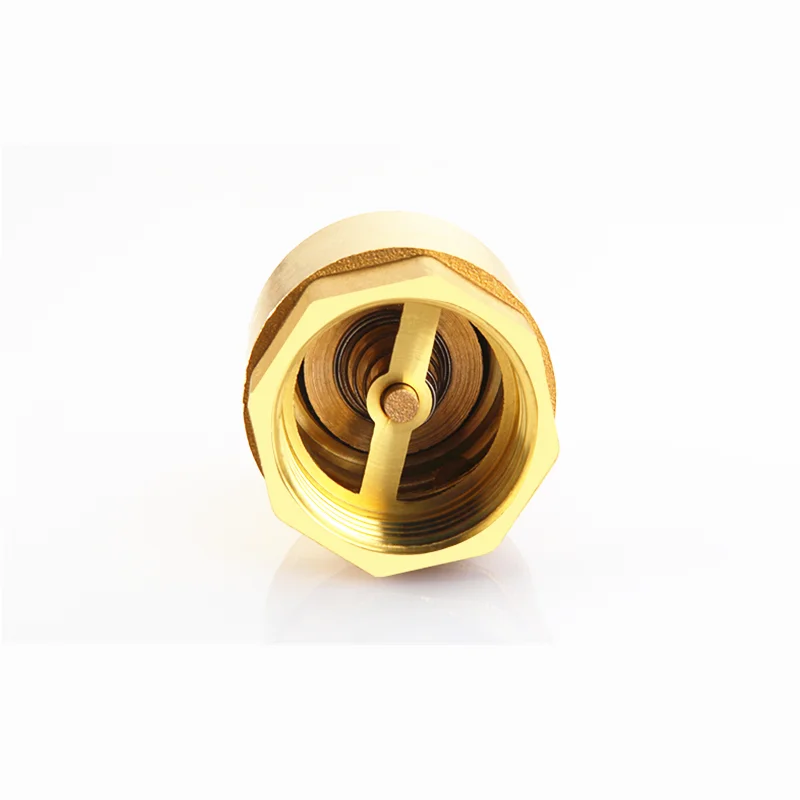 thickening Brass 1/2" 3/4" 1" Female x Male thread wire mouth vertical check valve non-return valve