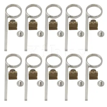 

Yibuy 10 Sets Trumpet Finger Ring Slide Finger Ring Holder Base & Slide Ring
