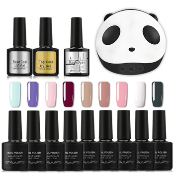 

Manicure Set Choose 9 Colors Gel Polish Base Top Coat Nail Kits 36W Uv Led Lamp Electric Manicure Nail Art Tool 3#