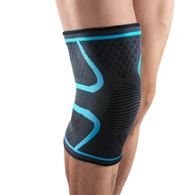 1 шт. поддержка колена Профессиональный защитный спортивный наколенник дышащая повязка наколенник фитнес оборудование
