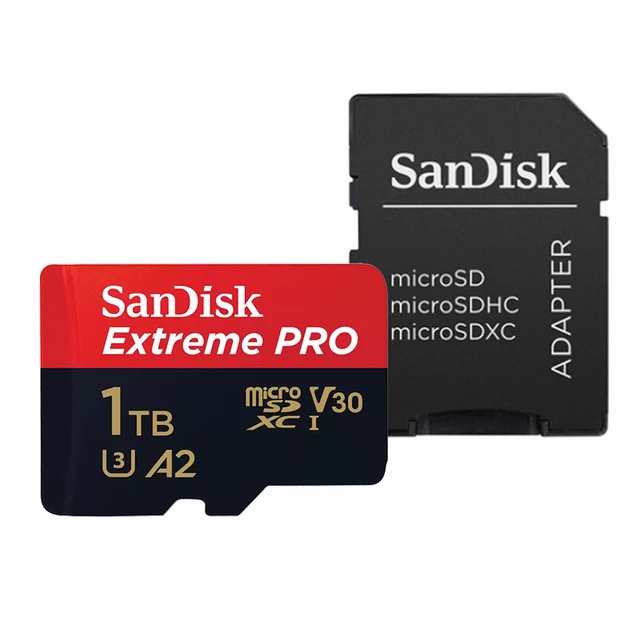Grillig medaillewinnaar cijfer Sandisk Extreme Pro Micro Sd Kaart 128Gb 64Gb 32Gb 512Gb 256G 400G Micro Sd  1Tb Flash Geheugenkaart Sd U3 4K V30 Microsd Tf Kaarten| | - AliExpress