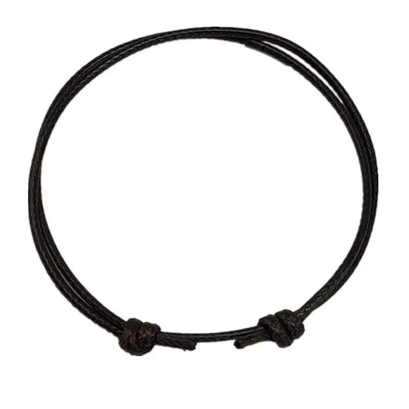 

New simple handmade lucky anklet adjustable rope ankle bracelet anklet anklet ladies and men lovers