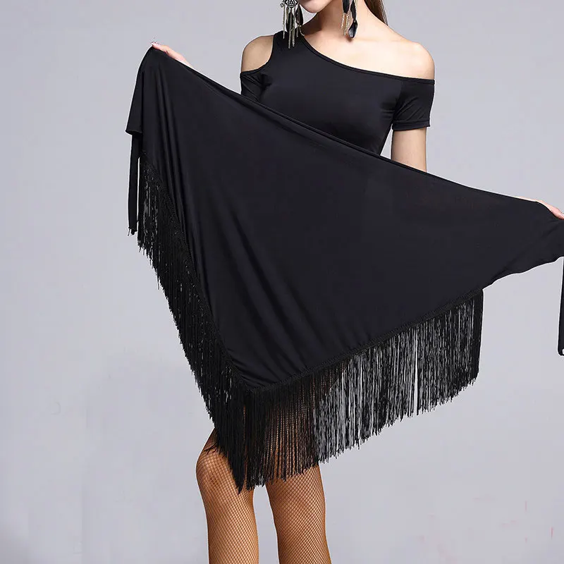 Latin Dance Skirt for Women Competition Practice Ballroom Skirts Tango