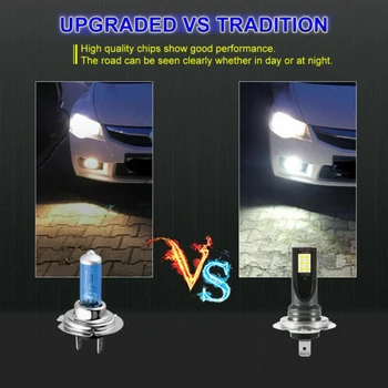 

2 Pieces H7 CAR LED Headlight Kit 50W 14000LM FOG Lights Bulb 6000K White Driving DRL Lamp Car Headlight Bulbs