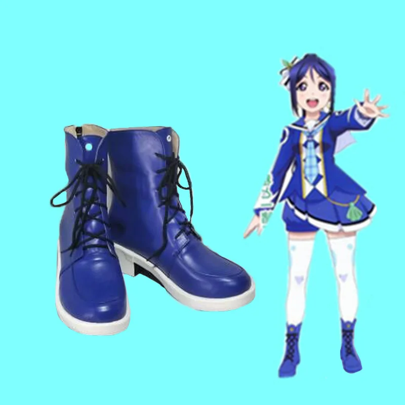 Love Live! Sunshine Sakurauchi Riko Guilty Kiss/Обувь для костюмированной вечеринки; Мужская и женская модная обувь из искусственной кожи для отдыха с героями мультфильмов