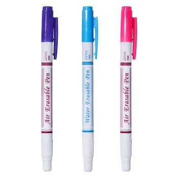 

3pcs/Set Chaco Ace Pens Water Soluble Quilting Pen Air Erasable Auto-Vanishing Pen For Sewing Tools Tailor Chalk Marker