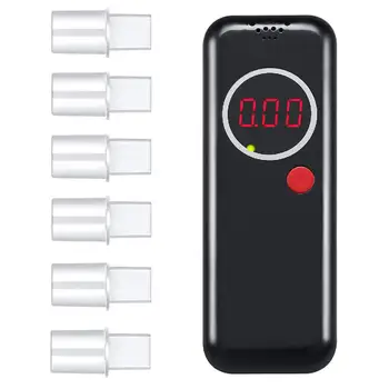 

DishyKooker Car LCD Digital Alcohol Tester Professional Blowing Breathalyzer Analyzer Detector Measure Meter