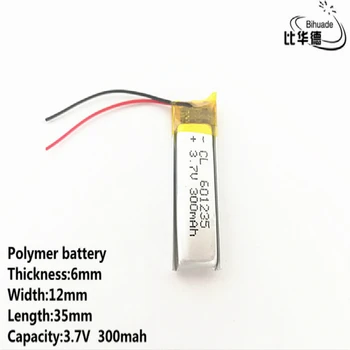 

Liter energy battery 601235 3.7V,300mAH,061235 Polymer lithium ion / Li-ion battery for TOY,POWER BANK,GPS,mp3,mp4