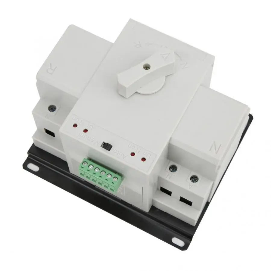 AC 220V 2P 50A Двойной источник питания автоматический переключатель переключения для бытовой промышленности больниц магазины банки