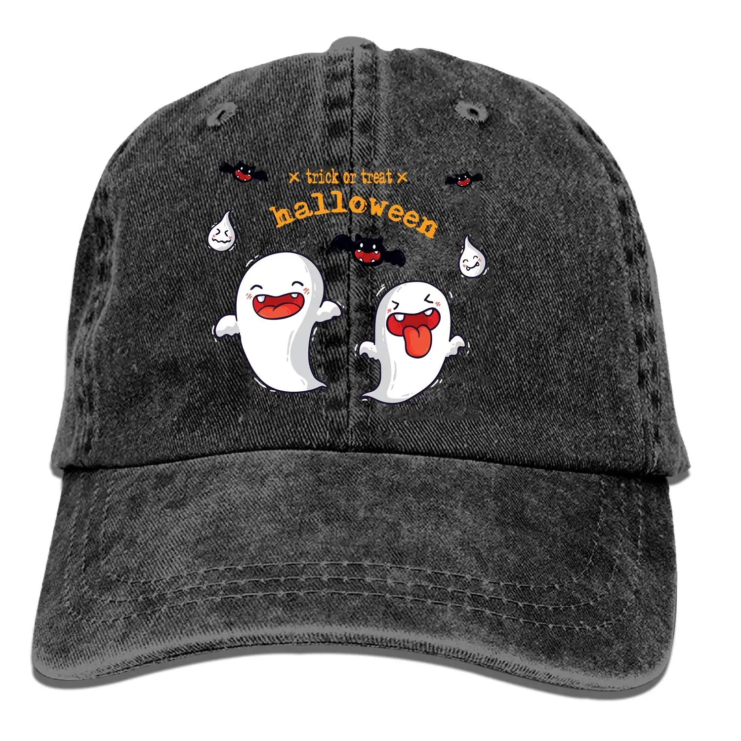 Trick Or Treat винтажная Регулируемая джинсовая кепка для спортзала s для взрослых