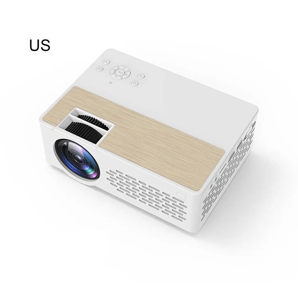 

2020 Projector true stereo super sense sound quality Projector HD 1080P home projector portable LED projectors white