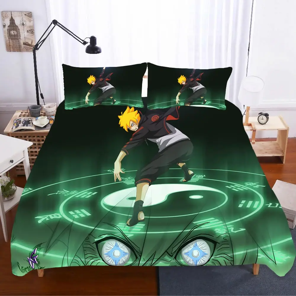 Домашний текстиль постельное белье Наруто Ropa De Cama роскошный подарок Sabanas Комплект постельного белья королевского размера постельное белье бязь постельное белье поплин