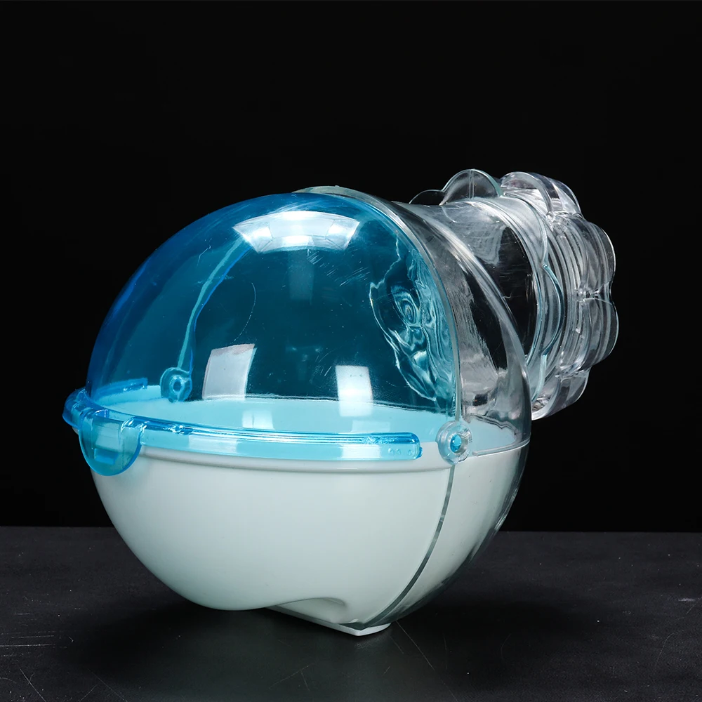Blue Домашнее животное хомяк, маленькое животное, ванна, Песочная комната, игрушка для домашних животных, акриловая мышь, клетка для ванной, домашние животные, коробка, туалет для маленьких животных - Цвет: Blue
