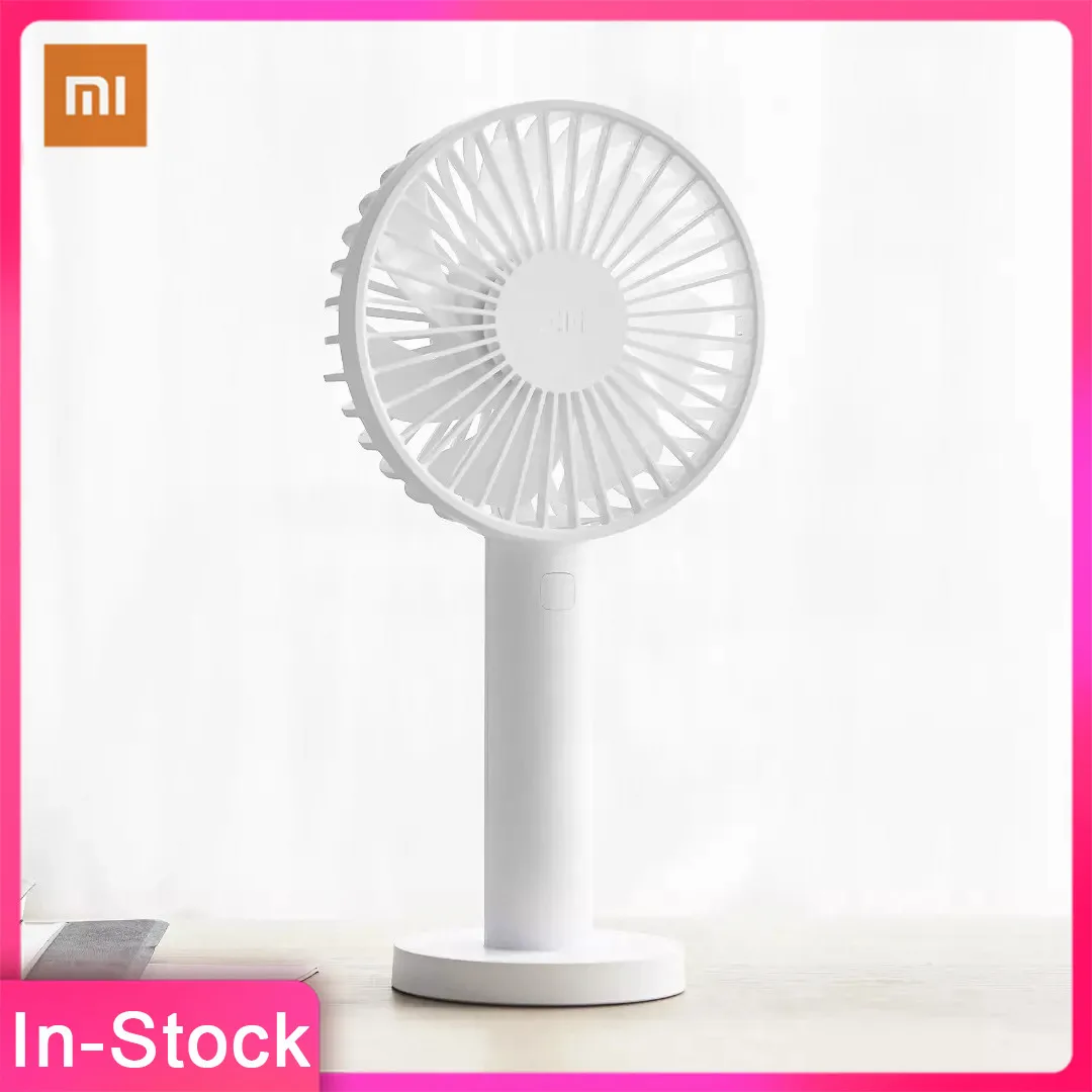Xiaomi Zmi 3 Speeds Cooling Fan Portable Handheld Rechargeable Built in Battery 3350mAh USB Port Mini Fan Blue/White Smart Home|Smart Remote Control| - AliExpress