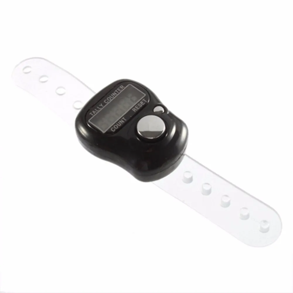 Mini 5-Digit LCD Electronic Digital Golf Finger Hand Held Ring Tally Counter