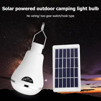 

Portable 20LED Solar Lamp Powered Led Bulb Light Solar Led Lighting Solar Panel Camp Tent Night Fishing Light
