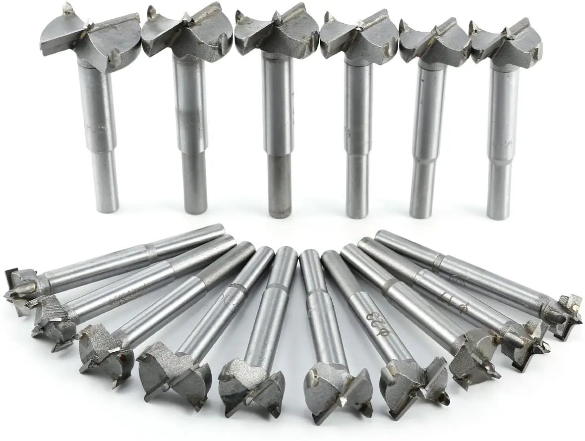 

16pcs Forstner Woodworking Drill Bit Set Boring Hole Saw Cutter Wood Tools
