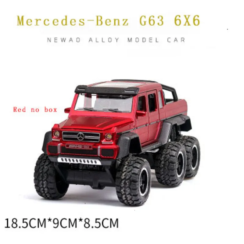 1/32 Die-cast Alloy Toy Car Mercedes G63 6WD AM G Luxury Suspension Simulation SUV Six-door Vehicle  Openable Children's Toys