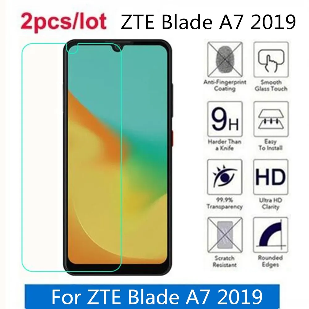 Закаленное стекло для ZTE Blade A7 2019 2.5D Premium Защитная пленка экрана на защитное
