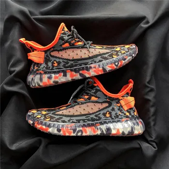 

Summer Breathable Casual Shoes Men Anti-Odor Light Sneakers Shoelace Camouflage Fashion Air Mesh Shoes Wear-resistant Men Shoes