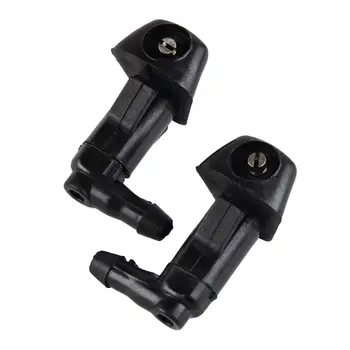 

2Pcs Spray Nozzle Replacement Black Auto Windshield Washer Accessories