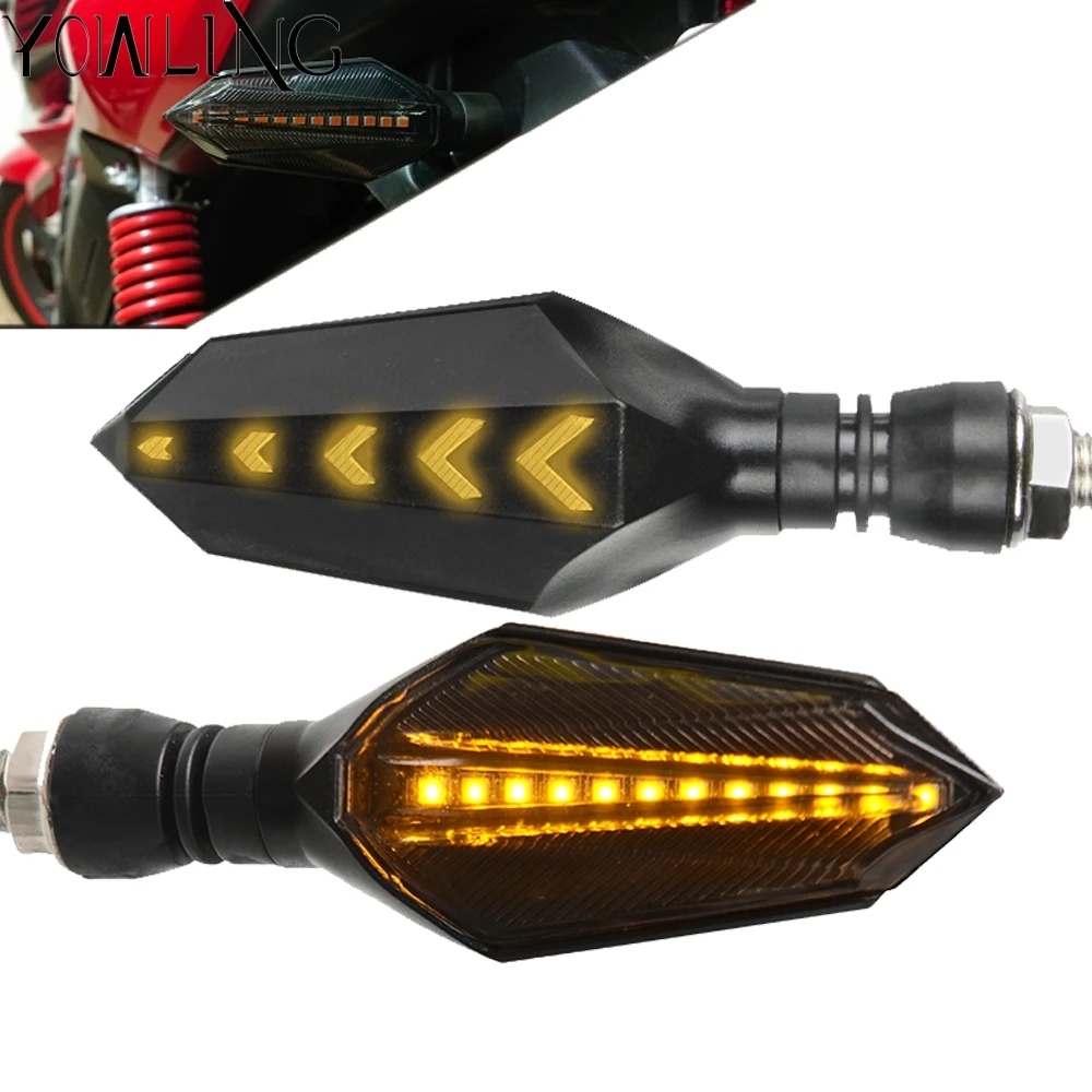 

Universal Amber Light Led Motorcycle Turn Signal Indicator Light FOR Kawasaki Z1000 Z1000SX 2005 - 2015 2016 2017 2018 2019