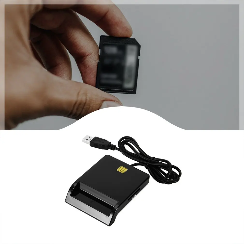USB 2 0 SIM считыватель смарт карт для банковских IC/ID EMV SD TF MMC Кардридеры CCID ISO 7816 Windows 7 8