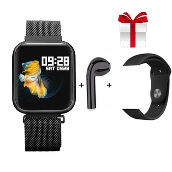 

Smart Watch Women Smartwatch P80 Full Touch Screen with Heart Rate Monitor Whatsapp Reminder for IOS Android VS B57 P68 P20