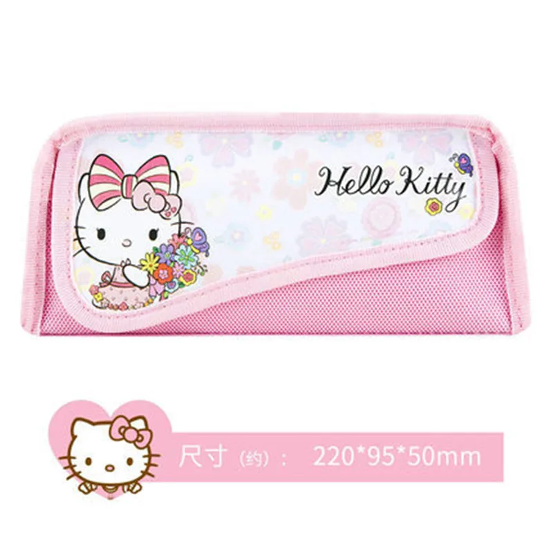 Hellokitty пенал для карандашей женский милый простой большой емкости Пенал для карандашей детская Корейская версия двухслойных канцелярских принадлежностей