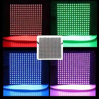 

16x16 Pixel WS2812B Digital Flexible LED Panel light DIY GyverLamp Individually addressable 2812 16*16 pixels 256leds led matrix
