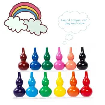 

Children's Crayons Toddler Crayons Set Washable Coloring Finger Crayons With 9 Colors For Children Painting Toys