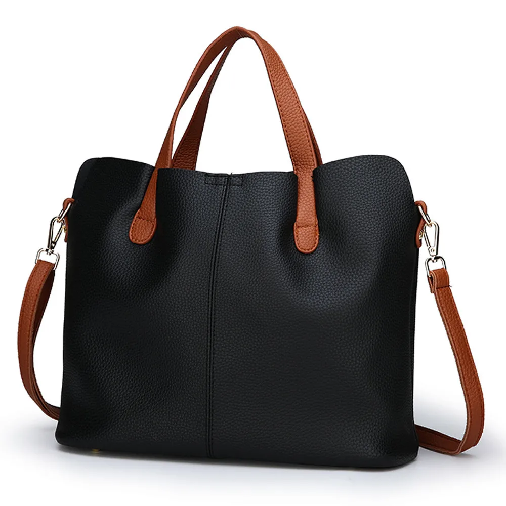 Женская сумка модная кожаная однотонная сумка через плечо на молнии на плечо Bolsa Feminina сумки Прямая Bolso Mujer# YL5