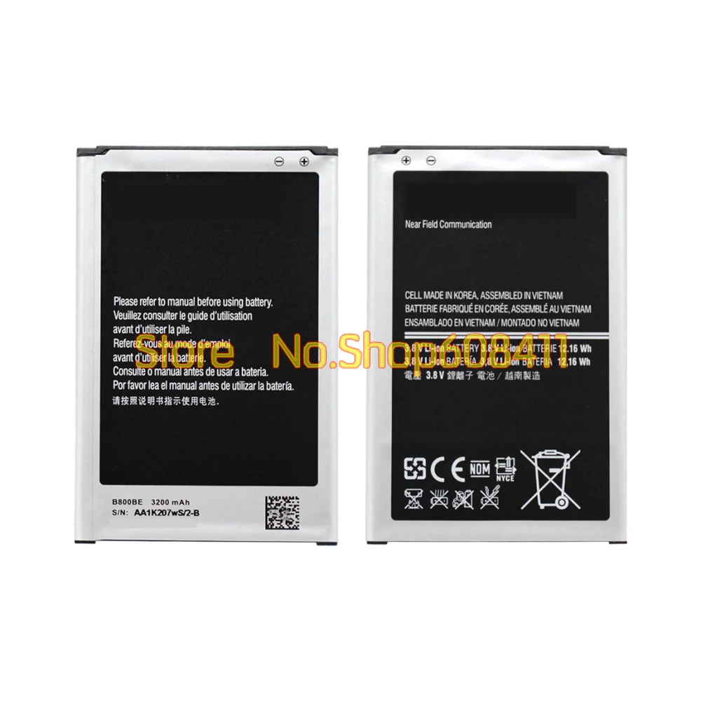 Аккумулятор для телефона VK B800BE/BC/BK/BU Samsung Galaxy Note 3 SM-N900/N9005/N9002/N9008/N900K/S/J Полимерные