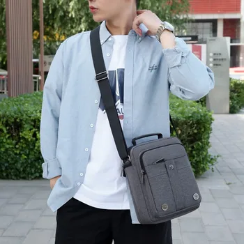 

2020 Bags Men's Travel Bag Oxford Casual Shoulder Crossbody Outdoor Classic Bags Men Travel School Zipper Versatile Shoulder Bag
