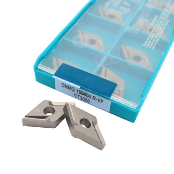 

10PCS DNMG150404 R VF External Turning Tools Carbide insert Cermet Grade Lathe cutter CNC Tool dnmg150404 CT3000